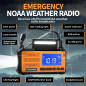 FosPower NOAA Emergency Weather Radio D8 with 37000mWh Power Bank, AM/FM, USB/Solar/Hand Crank, SOS Alarm & Flashlight - Ora FosPower NOAA Emergency Weather Radio D8 with 37000mWh Power Bank, AM/FM, USB/Solar/Hand Crank, SOS Alarm & Flashlight - Ora