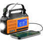 FosPower NOAA Emergency Weather Radio D8 with 37000mWh Power Bank, AM/FM, USB/Solar/Hand Crank, SOS Alarm & Flashlight - Ora FosPower NOAA Emergency Weather Radio D8 with 37000mWh Power Bank, AM/FM, USB/Solar/Hand Crank, SOS Alarm & Flashlight - Ora