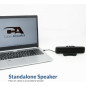 Cyber Acoustics CA-2890 USB Stereo Speaker Bar – USB Powered, Monitor Clamp, Easy Controls