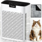 MOOKA H13 HEPA Air Purifier for Large Rooms 2200 Ft² with Washable Filters