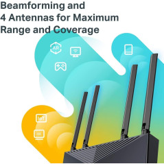 Routeur WiFi 6 TP-Link Archer AX10 - Rapide & Intelligent