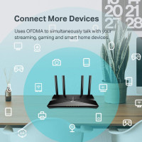 Routeur WiFi 6 TP-Link Archer AX10, Dual Band, 4 ports Gigabit, MU-MIMO, Contrôle Parental, Alexa Compatible