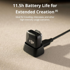 DJI Mic Mini Sans Fil - Micro Cravate 300m, iPhone & Android
