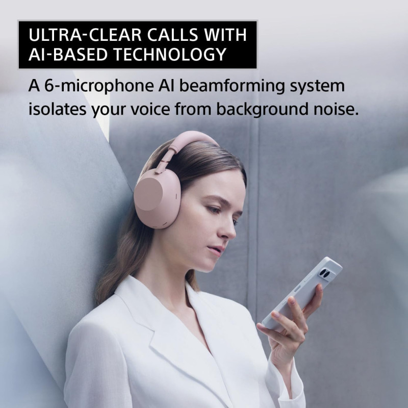 Sony WH-1000XM6 Wireless Noise Canceling Headphones, 30-Hour Battery