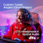 HyperX Cloud III Casque Gaming Filaire PC/PS5/Xbox, Drivers 53mm, Audio DTS, Mousse Mémoire, Micro Ultra-Clair