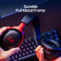 HyperX Cloud III Wired Gaming Headset for PC, PS5, Xbox Series X|S – DTS Audio, Memory Foam, USB-C/A, 3.5mm – Black/Red