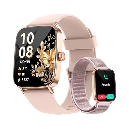 Smart Watch for Women, 1.85 HD, Calls, 100+ Sports Modes & Heart Rate