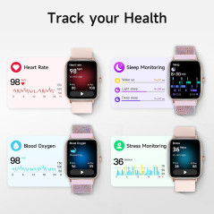 Smart Watch for Women, 1.85 HD, Calls, 100+ Sports Modes & Heart Rate