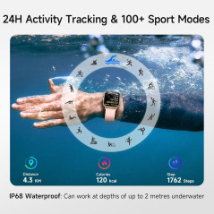Smart Watch for Women, 1.85 HD, Calls, 100+ Sports Modes & Heart Rate