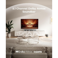 Barre de Son Surround ULTIMEA 5.1CH 300W Dolby Atmos 2026