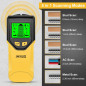 5-in-1 Stud Finder Wall Scanner with HD LCD, Microprocessor Chip - Detects Wood, Metal, AC Wires, Joists, Pipes 5-in-1 Stud Finder Wall Scanner with HD LCD, Microprocessor Chip - Detects Wood, Metal, AC Wires, Joists, Pipes