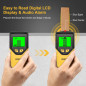 5-in-1 Stud Finder Wall Scanner with HD LCD, Microprocessor Chip - Detects Wood, Metal, AC Wires, Joists, Pipes 5-in-1 Stud Finder Wall Scanner with HD LCD, Microprocessor Chip - Detects Wood, Metal, AC Wires, Joists, Pipes
