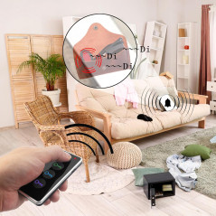 Key Finder Locator 80dB Wireless Tracker for Keys, Pets & More, 131ft Range