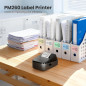 PM260 Bluetooth Label Maker Machine with Inkless 2 Tape, Smart AI App, Portable for Home & Office, Black PM260 Bluetooth Label Maker Machine with Inkless 2 Tape, Smart AI App, Portable for Home & Office, Black