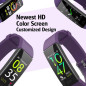 ZURURU Waterproof Fitness Tracker with Blood Pressure, Heart Rate, Sleep Monitor & Pedometer - Purple ZURURU Waterproof Fitness Tracker with Blood Pressure, Heart Rate, Sleep Monitor & Pedometer - Purple