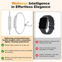 Smart Bracelet for Women: Fitness Tracker with Heart Rate, Sleep & Steps