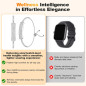 Smart Bracelet for Women - Fitness Tracker with Heart Rate, Sleep, Step Counter, 1ATM Waterproof, 2 Bands