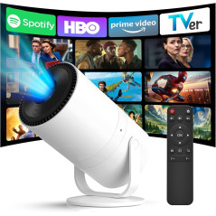 Mini Projector with WiFi, Bluetooth & Android 12 | 1080P Portable PM