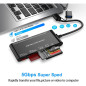 7-in-1 USB C Card Reader Hub for SD, CF, Micro SD, XD, MS Cards - USB 3.0 Compatible with Windows, Mac, Linux, Android 7-in-1 USB C Card Reader Hub for SD, CF, Micro SD, XD, MS Cards - USB 3.0 Compatible with Windows, Mac, Linux, Android