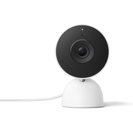 Google Nest Cam Indoor Wired 3rd Gen - 2K Video, Night Vision, 2-Way Audio, Works with Google Home, 2025 Model