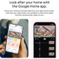 Google Nest Cam Indoor 3ème Gén, Filiaire, Vidéo 2K, Vision Nocturne, Audio Bidirectionnel, Google Home