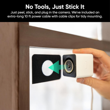Wyze Window Camera: HD WiFi Security, AI Motion, Color Night Vision