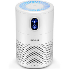MOOKA Air Purifier for Large Rooms up to 1076ft² with True HEPA Filter
