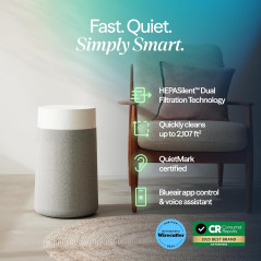 BLUEAIR Blue Pure 311i Max - Purificateur d'air intelligent WiFi pour pièces moyennes, silencieux, HEPA