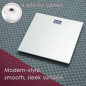 Moss & Stone Silver Digital Bathroom Scale, Smart Step-On, Backlit LCD, High Accuracy, 400lb Capacity Moss & Stone Silver Digital Bathroom Scale, Smart Step-On, Backlit LCD, High Accuracy, 400lb Capacity