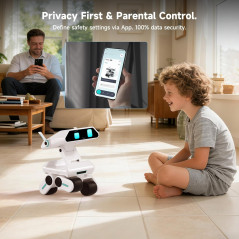 Smart AI Robot Yonbo: Voice-Activated Tutor & Multimodal Home Companion
