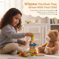 AI Talking Teddy Bear for Kids – Screen-Free Interactive Plush for Bedtime, Play & Comfort, Ages 3-9