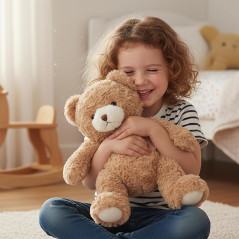 Ours en Peluche Intelligent : Compagnon Parlant Sans Écran