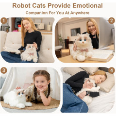 Chongker Chat Robot Interactif 24,8 avec Touch Control
