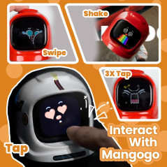 Smart Car Dashboard Robot Ornament – 200+ Expressions & Sound Effects