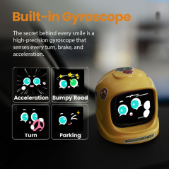 Smart Car Dashboard Robot Ornament – 200+ Expressions & Sound Effects