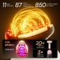 INIA SPHERA 8-in-1 Microcurrent Facial Device with Red Light, Thermal & Cooling, 5 Modes for Face & Neck