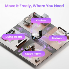 Enabot EBO Air 2 Plus FamilyBot 3K: AI Home Camera Robot with Night Vision
