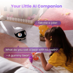 Enabot EBO Air 2 Plus FamilyBot 3K: AI Home Camera Robot with 2-Way Video, Auto-Recharge, Night Vision