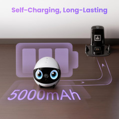 Enabot EBO Air 2 Plus FamilyBot 3K: AI Home Camera Robot with Night Vision