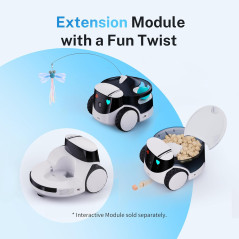 Enabot EBO ROLA PetPal FamilyBot: 2.5K Mobile Pet Camera Robot with Treat Dispenser, 2-Way Talk & Night Vision