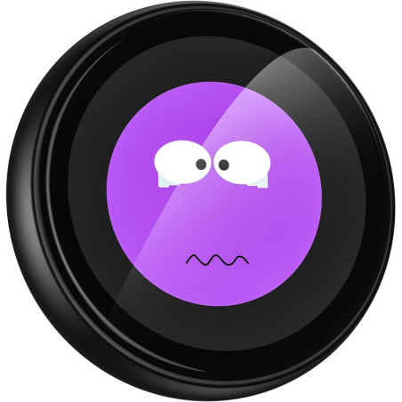 ZNP Badge Numérique IA, Traducteur Bluetooth 60 Langues Offline, Écran Tactile HD, Assistant Tout-en-Un