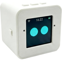 Mini AI Voice Chatbot - Smart Assistant with Emotional Interaction (White)