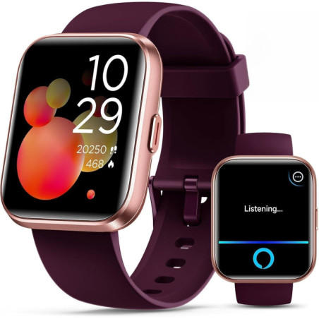 Smartwatch for Women: Fitness Tracker with Alexa, Heart Rate & Calls