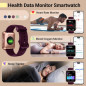 Smartwatch for Women 1.8 Fitness Tracker with Alexa, Heart Rate, Sleep Monitor, 120 Sports Modes, Waterproof