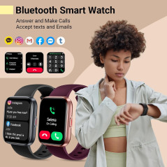 Smartwatch for Women: Fitness Tracker with Alexa, Heart Rate & Calls