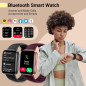Smartwatch for Women 1.8 Fitness Tracker with Alexa, Heart Rate, Sleep Monitor, 120 Sports Modes, Waterproof