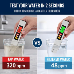 Craft911 TDS Meter Water Tester for Safe Drinking Water Quality
