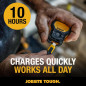 Enceinte Bluetooth Portable DEWALT Jaune, Clip-On, Résistante à l'Eau, Micro Intégré, Sans Fil Enceinte Bluetooth Portable DEWALT Jaune, Clip-On, Résistante à l'Eau, Micro Intégré, Sans Fil