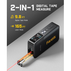 Fanttik A10 Pro 2-in-1 Laser Tape Measure with HD Display & Rechargeable Battery