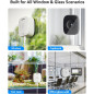 5MP 3K Magnetic Indoor Window Camera with Night Vision, WiFi6, AI Detection, 2-Way Talk & 24/7 Recording